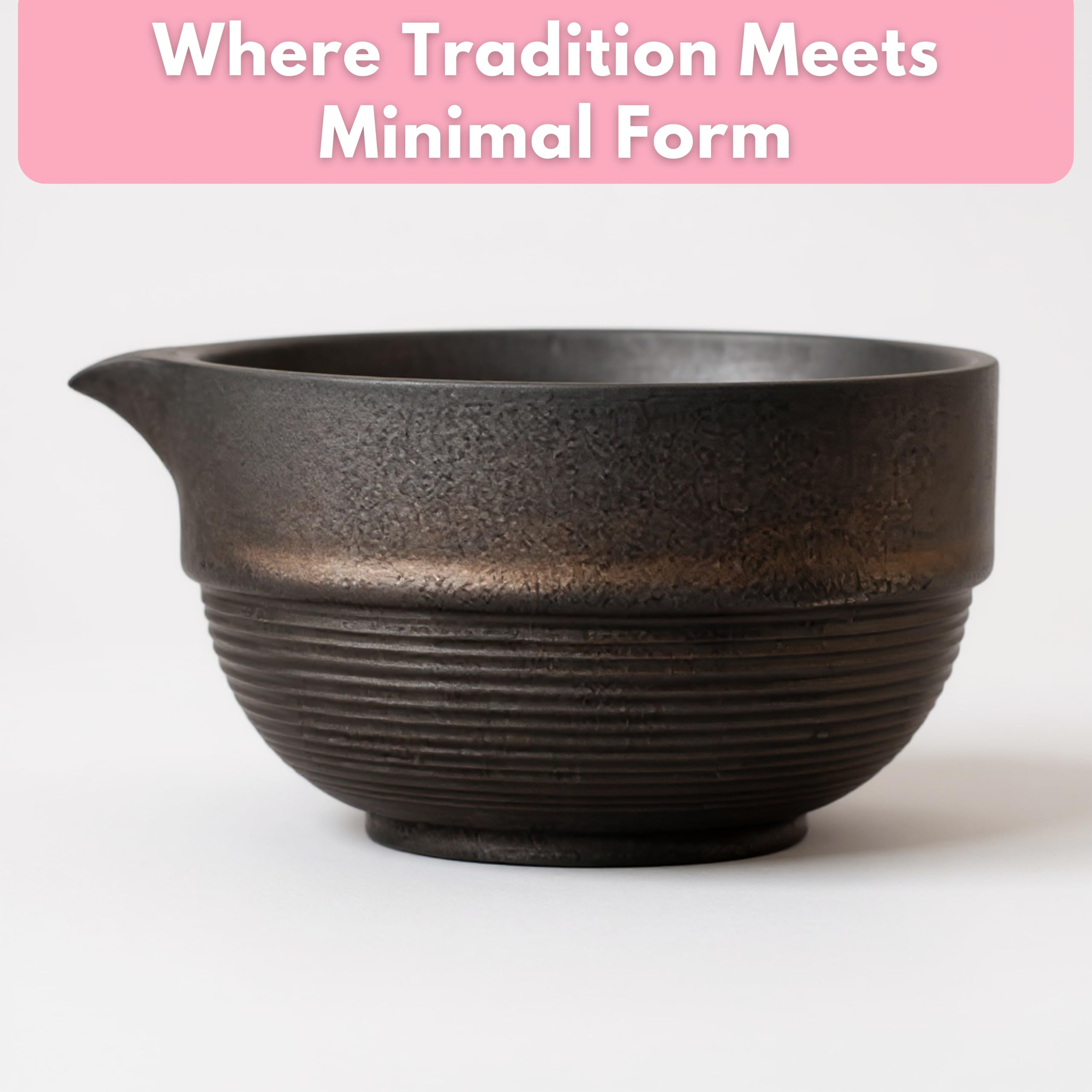 Atellya Matcha Whisk Set, Matcha Set, Scoop, Matcha Whisk Stand ,Matcha Bowl, Matcha Kit for Ceremony, Set for Matcha Latte  - Adelaide Green 280ml