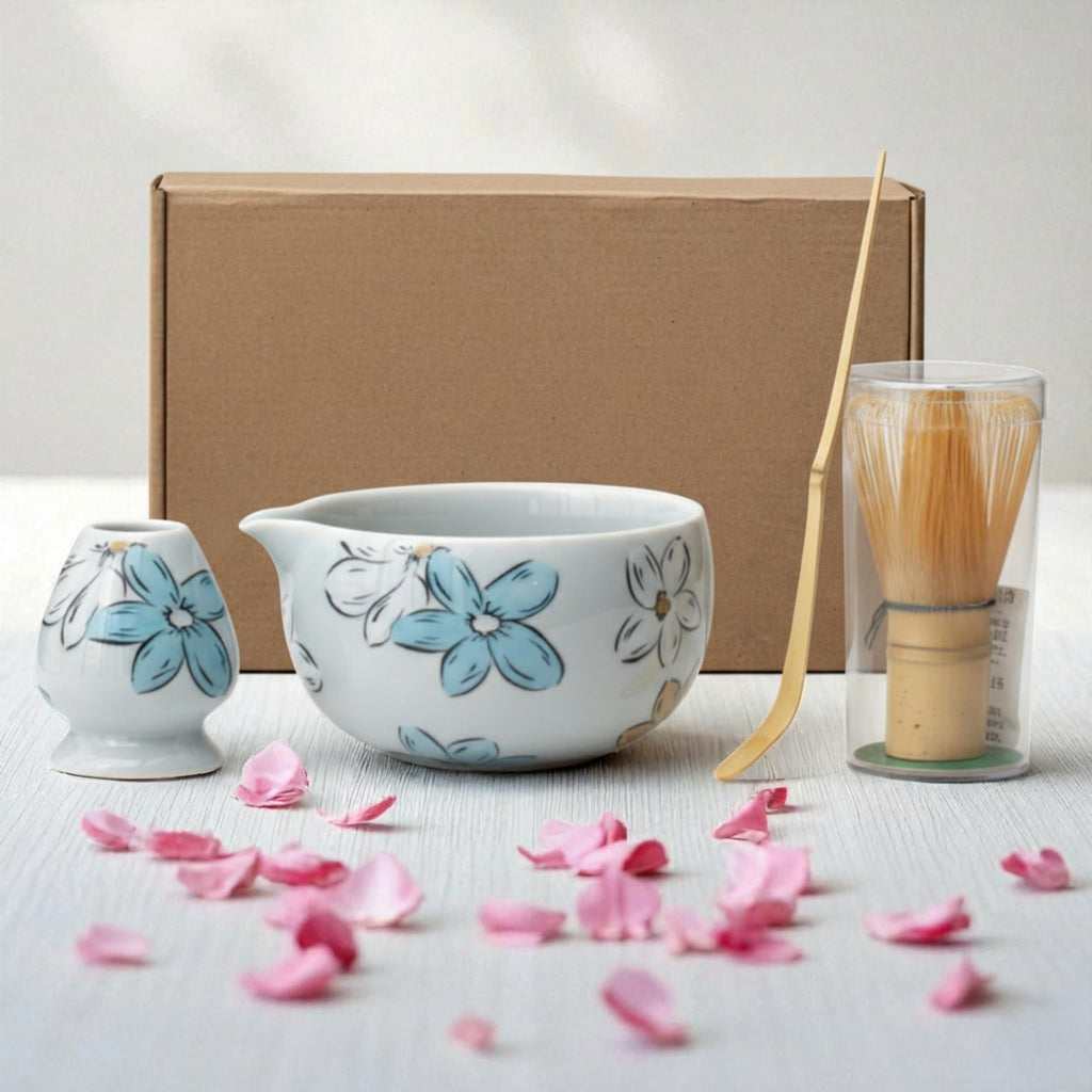 Atellya Matcha Whisk Set, Matcha Set, Scoop, Matcha Whisk Stand ,Matcha Bowl, Matcha Kit for Ceremony, Set for Matcha Latte -  Brisbane Flower