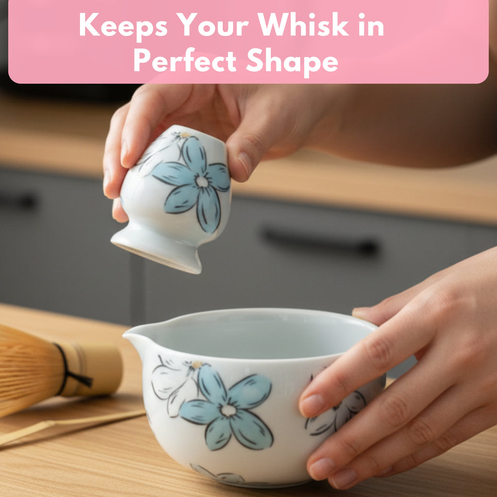 Atellya Matcha Whisk Set, Matcha Set, Scoop, Matcha Whisk Stand ,Matcha Bowl, Matcha Kit for Ceremony, Set for Matcha Latte -  Brisbane Flower