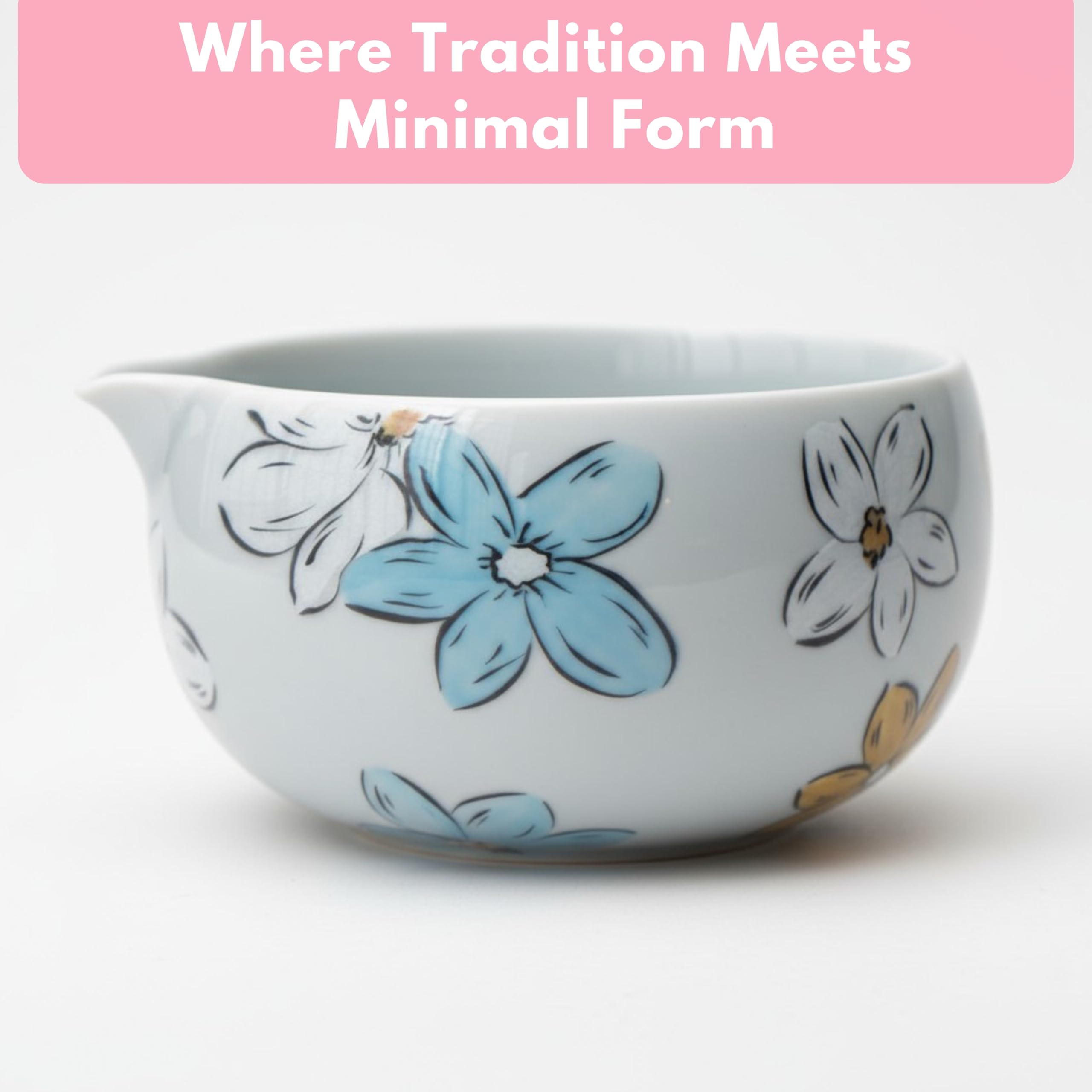 Atellya Matcha Whisk Set, Matcha Set, Scoop, Matcha Whisk Stand ,Matcha Bowl, Matcha Kit for Ceremony, Set for Matcha Latte  - Adelaide Green 280ml