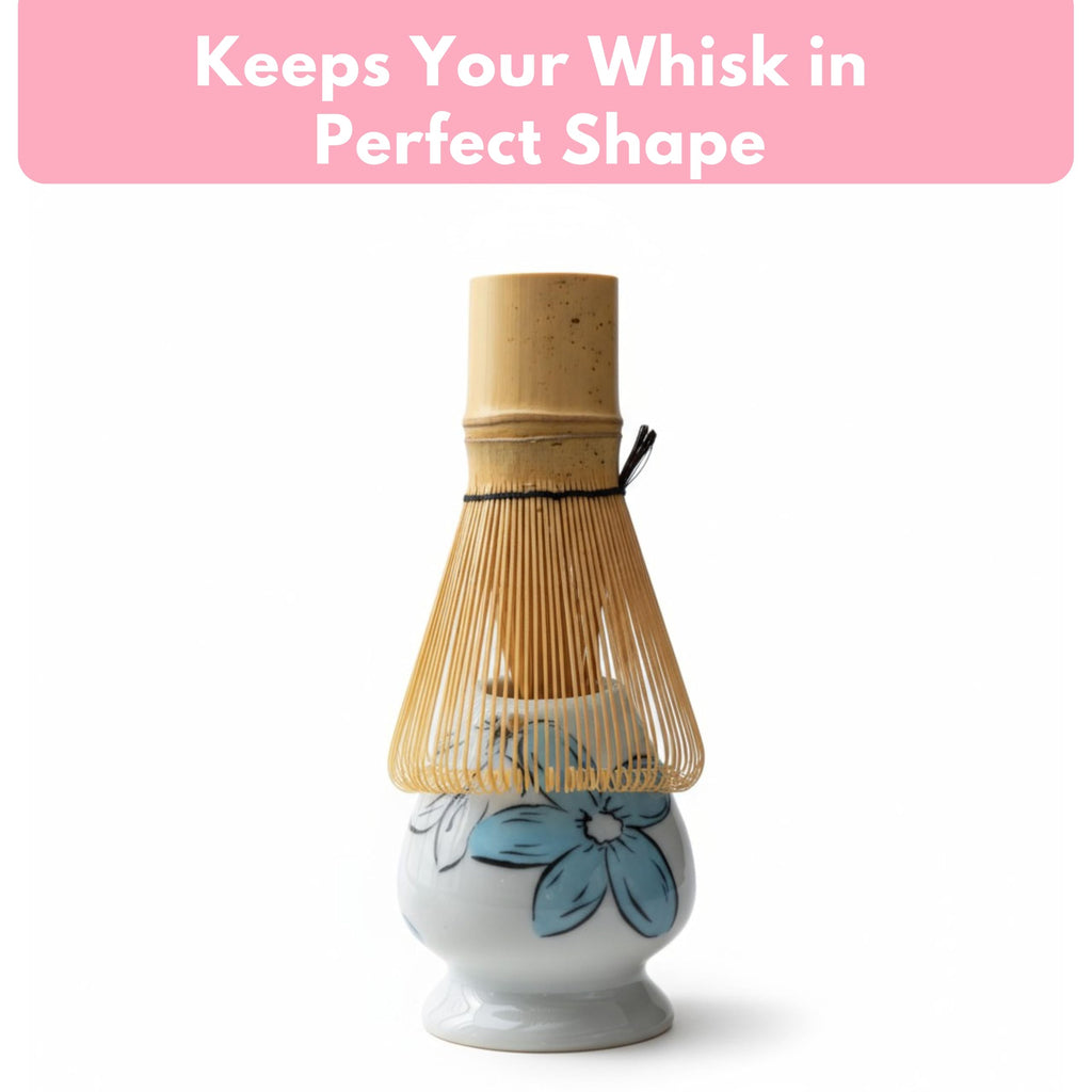 Atellya Matcha Whisk Set, Matcha Set, Scoop, Matcha Whisk Stand ,Matcha Bowl, Matcha Kit for Ceremony, Set for Matcha Latte  - Adelaide Green 280ml